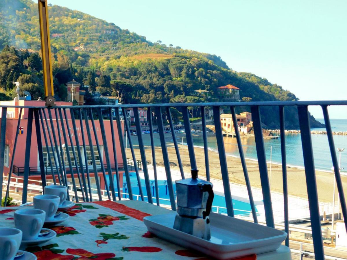 Bilocale Con Favolosa Vista Mare Levanto Zewnętrze zdjęcie